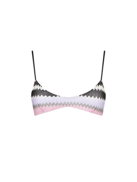 Bralette in maglia lilla