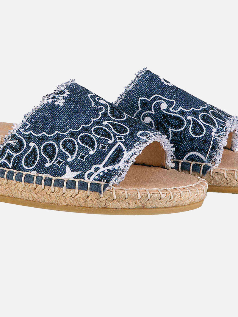 Damen-Espadrilla mit Bandana-Print