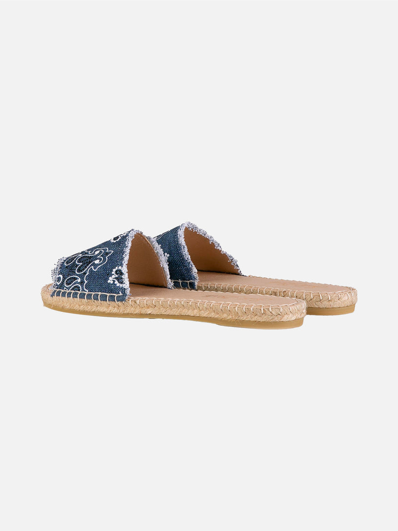 Damen-Espadrilla mit Bandana-Print