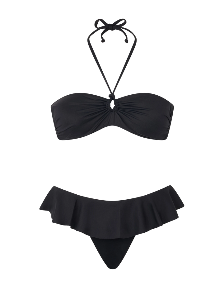 Woman black bandeau bikini - MC2 Saint Barth