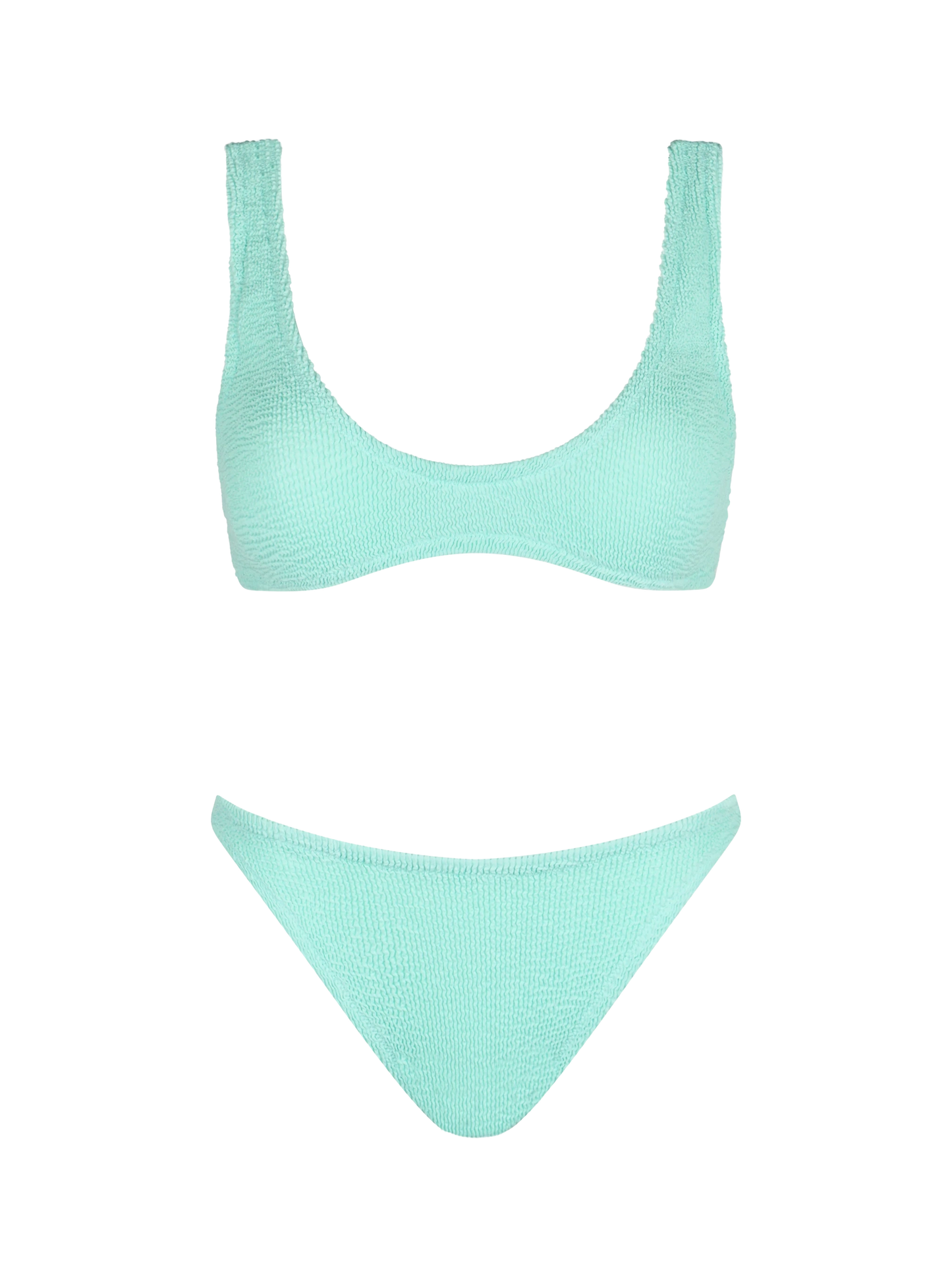 Bikini da donna crinkle verde salvia Pamy Naomi