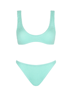 Bikini da donna crinkle verde salvia Pamy Naomi