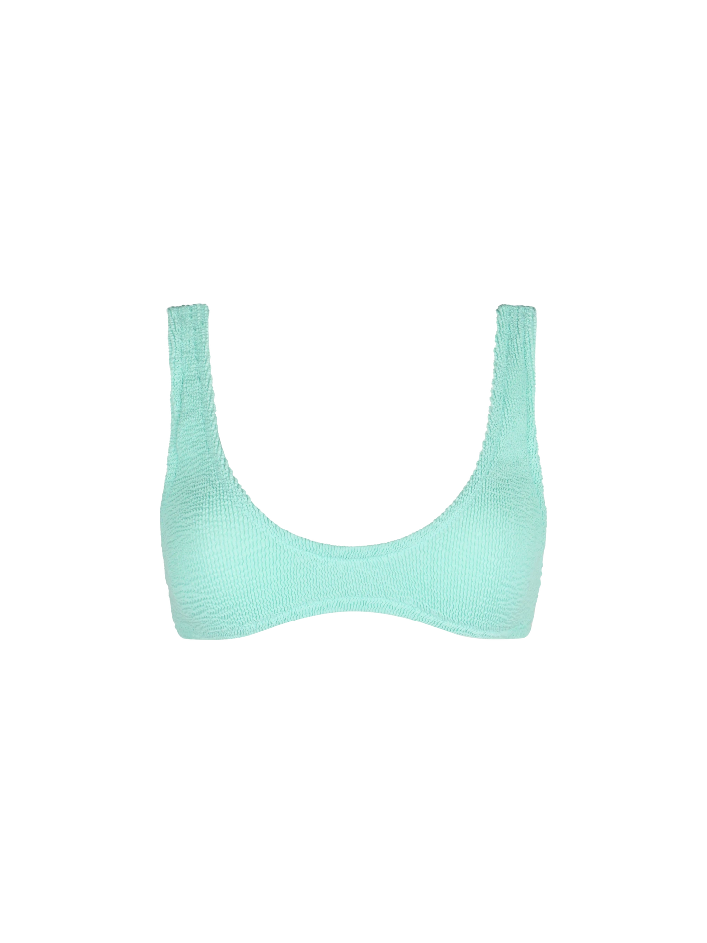 Salbeigrüner winziger Crinkle-Bralette für Damen Pamy