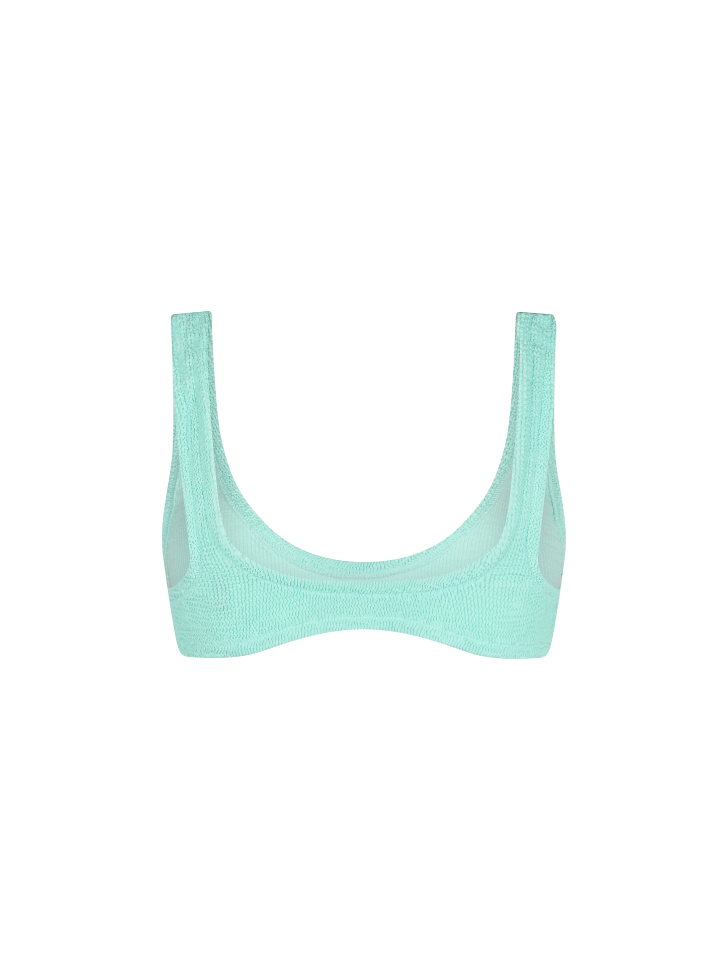 Salbeigrüner winziger Crinkle-Bralette für Damen Pamy
