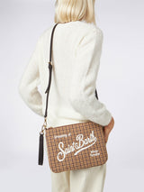 Pouch a tracolla  Parisienne con motivo mini check