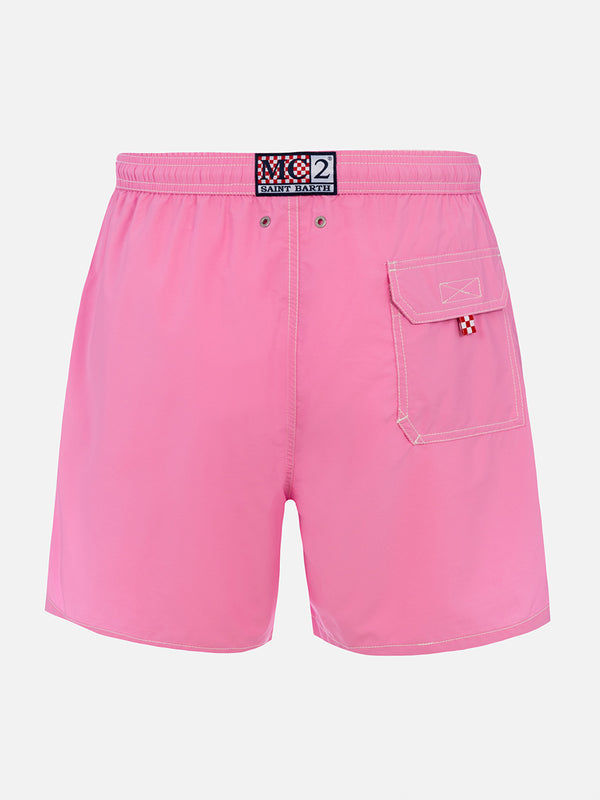 Mittellange Badeshorts Patmos für Herren in Rosa