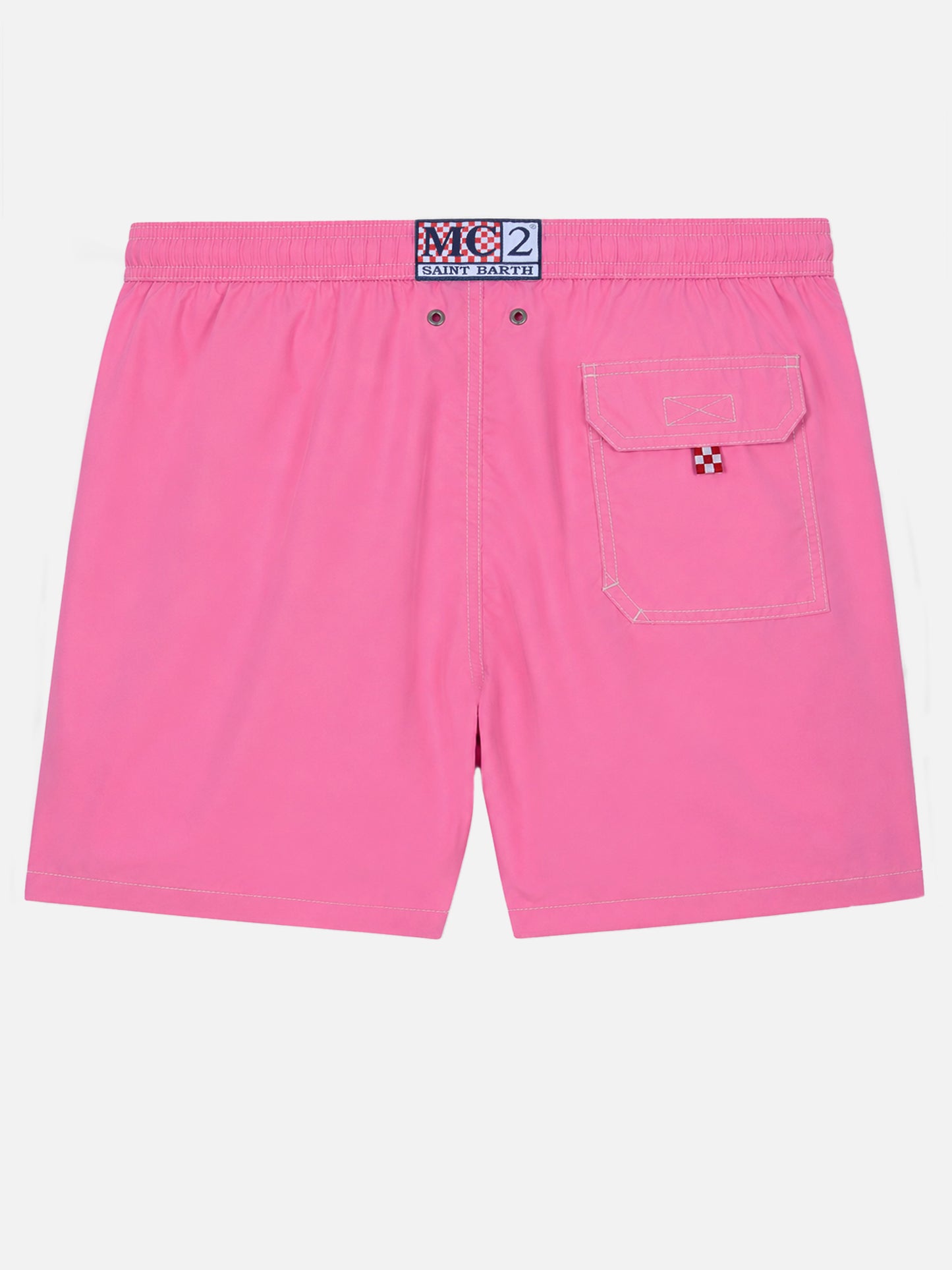 Bañador de largo medio rosa Patmos 