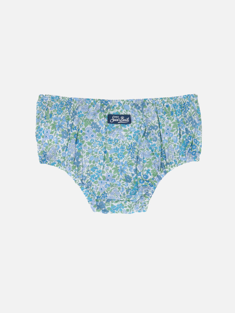 Bloomer per neonata Pimmy con stampa Joanna Luise | REALIZZATO CON TESSUTO LIBERTY