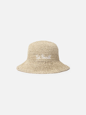 Bucket-style straw hat Polly