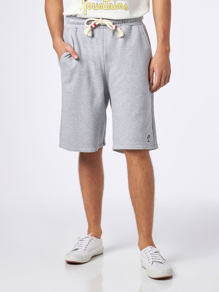 Man grey cotton bermuda - MC2 Saint Barth