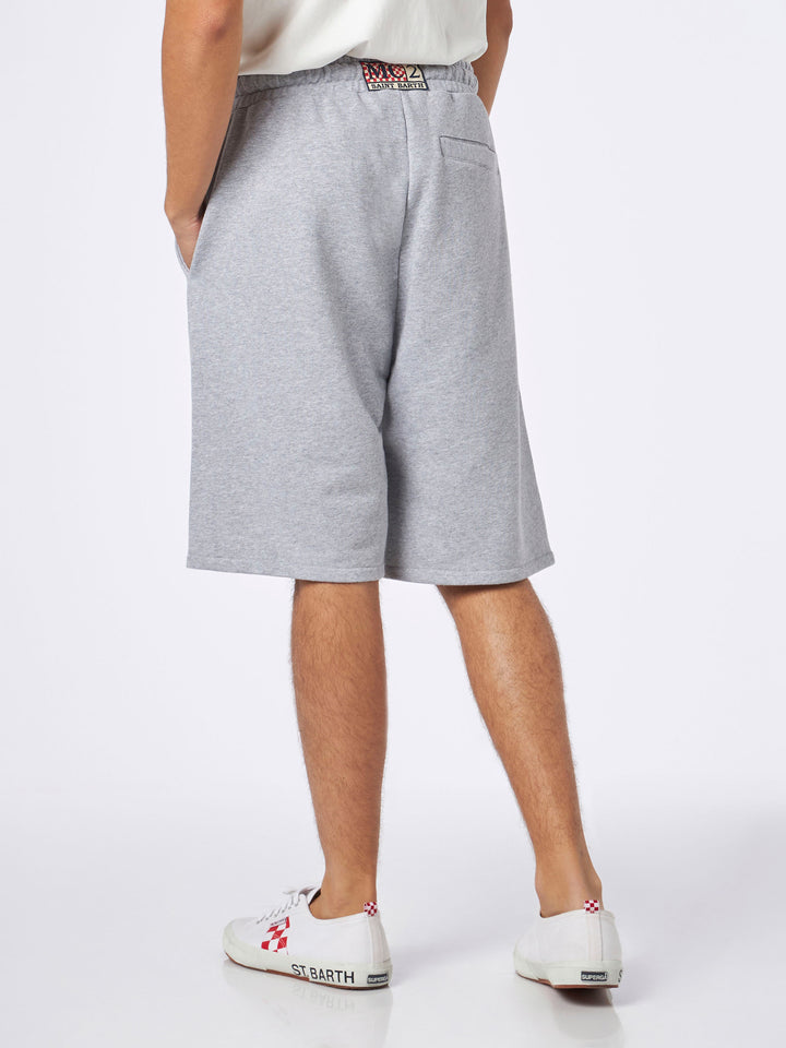 Man grey cotton bermuda - MC2 Saint Barth