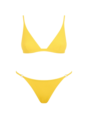 Triangolo a costine giallo senape