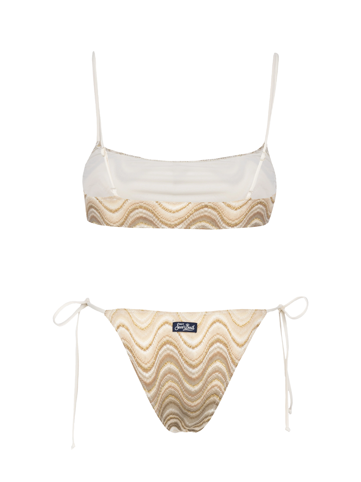 Bikini a bralette da donna in maglia raschel Sadie Marielle
