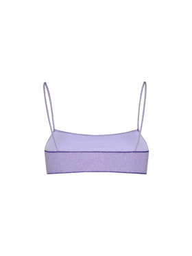 Top mare bralette da donna in lurex Sadie