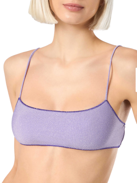 Top mare bralette da donna in lurex Sadie