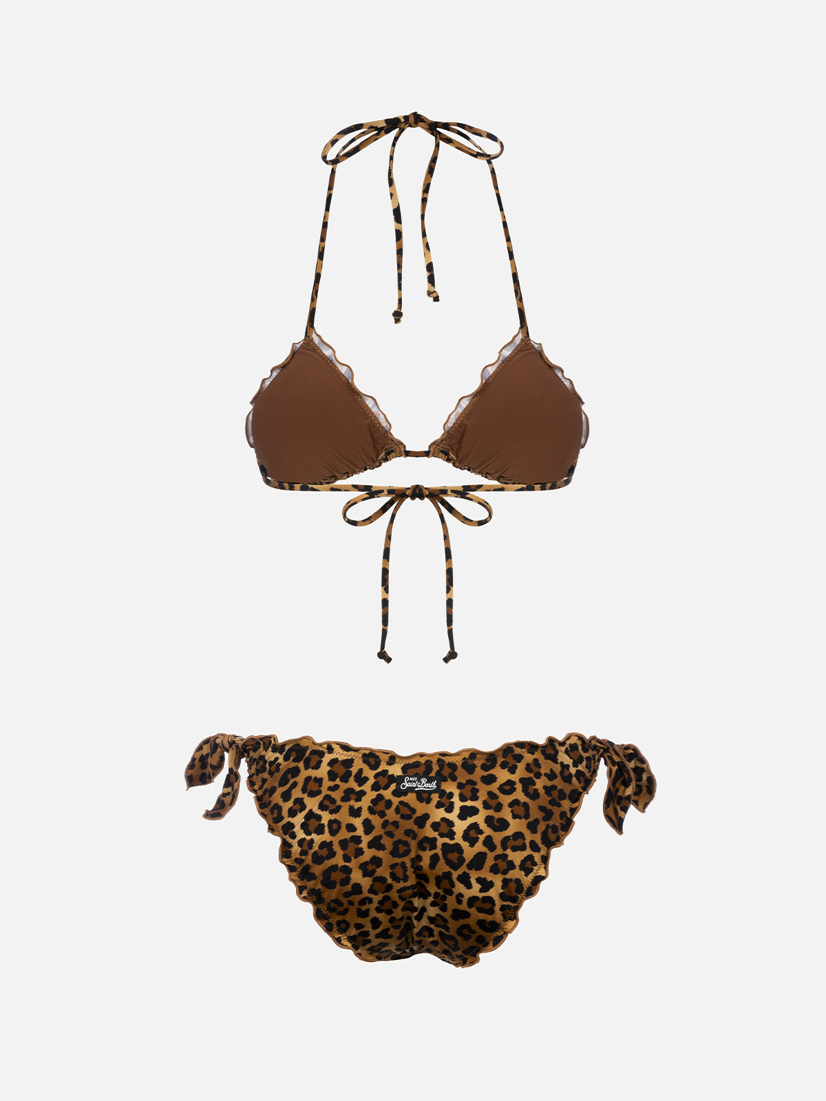 Woman animalier triangle classic bikini Sarius