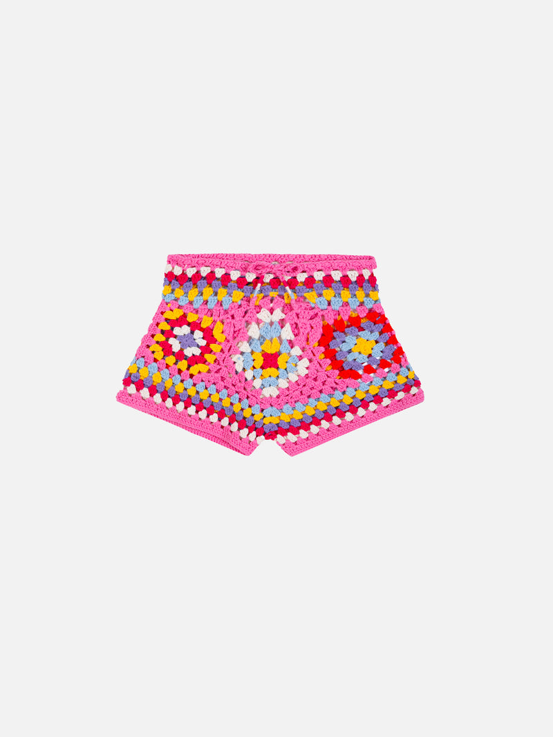 Girl crochet shorts