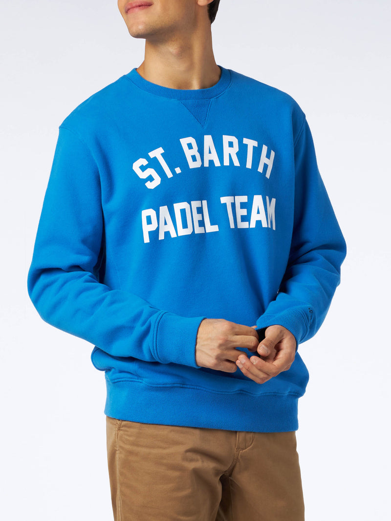 Felpa in cotone con stampa St. Barth Padel Team