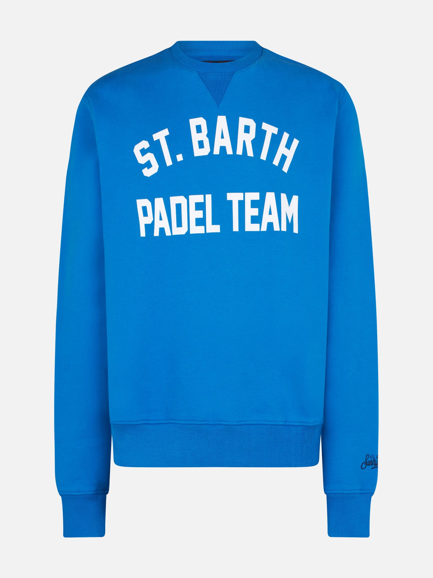 Cotton sweatshirt with St. Barth Padel Team print