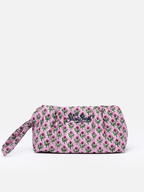 Flower patch quilted Small Pouch - MC2 Saint Barth