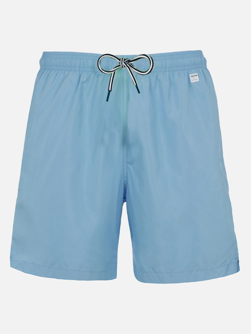 Man light blue swim shorts | PANTONE® SPECIAL EDITION