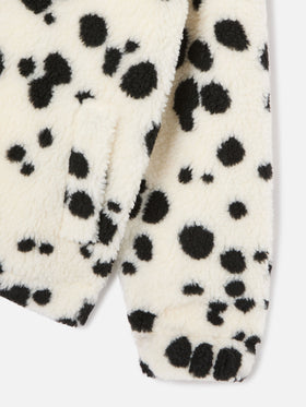 Cremefarbene Teddyjacke Abel mit Dalmatiner-Muster | Special edition 