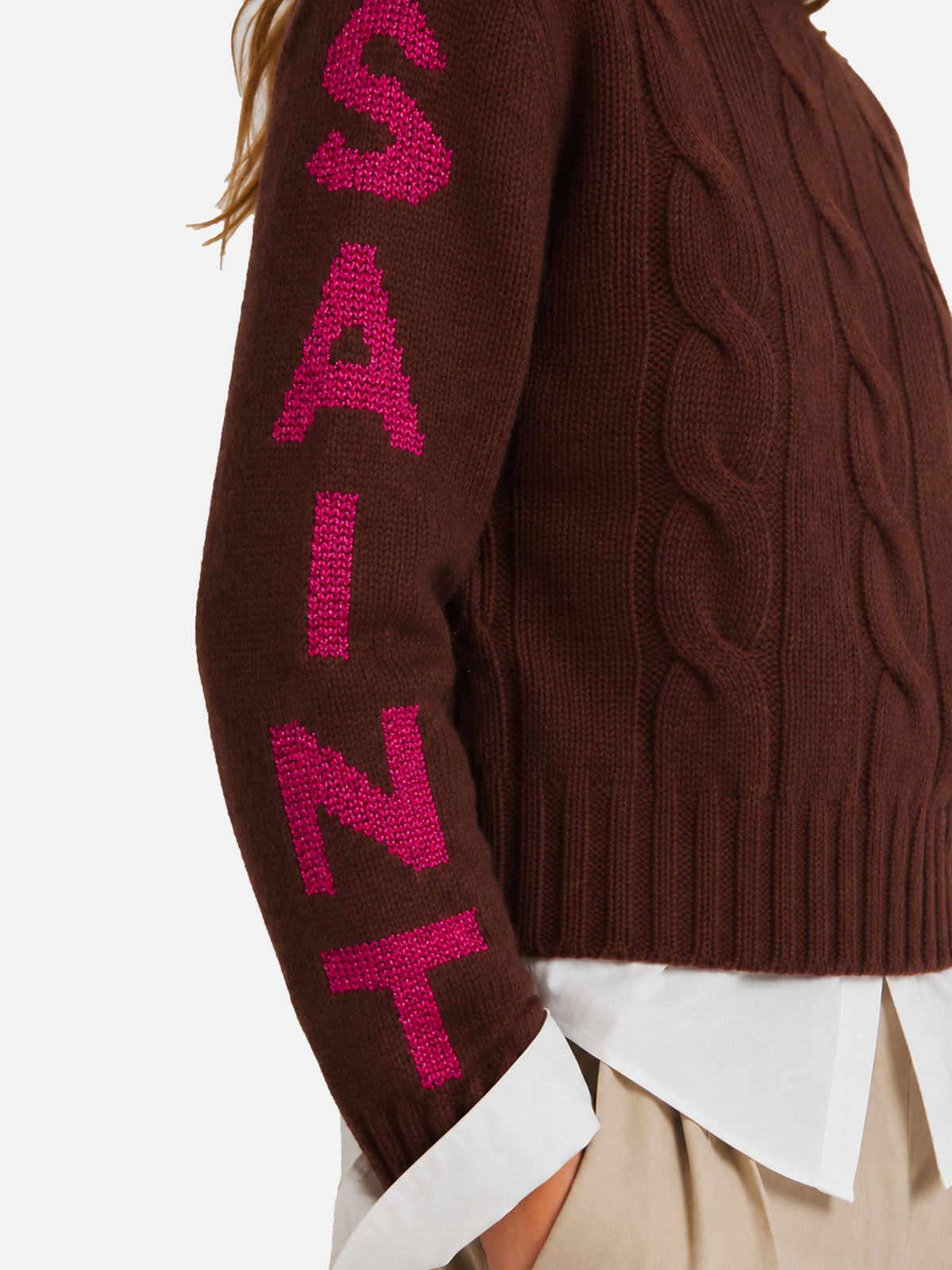 Pull à col roulé Adler avec jacquard Saint Moritz 