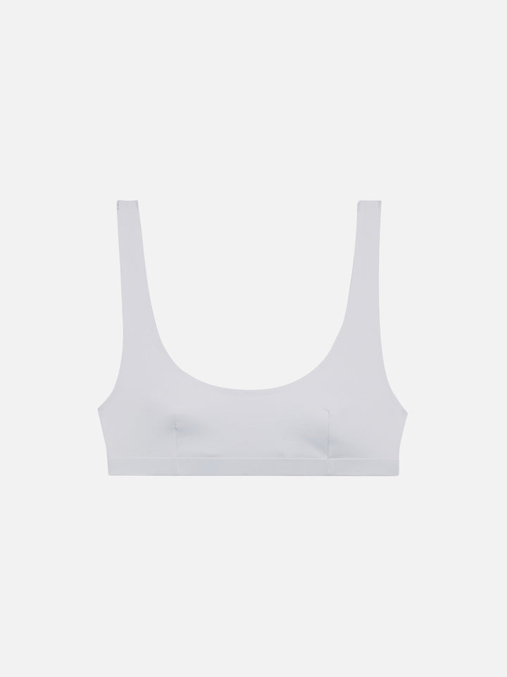 Silbernes, heißversiegeltes klassisches Bralette Minerva