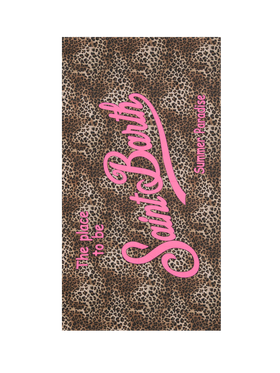Microfiber beach towel Aidan with animalier print