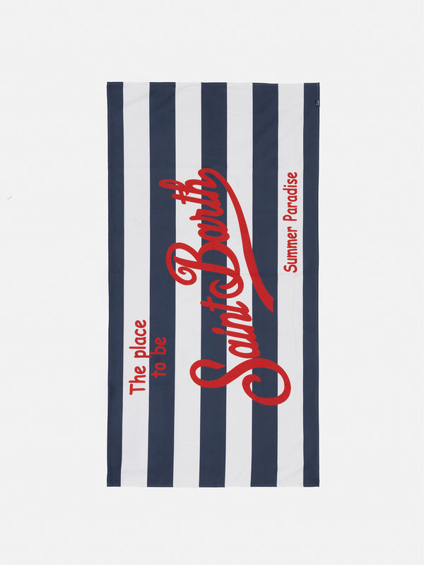 Microfiber striped beach towel Aidan