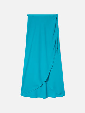 Aida short pareo in teal green
