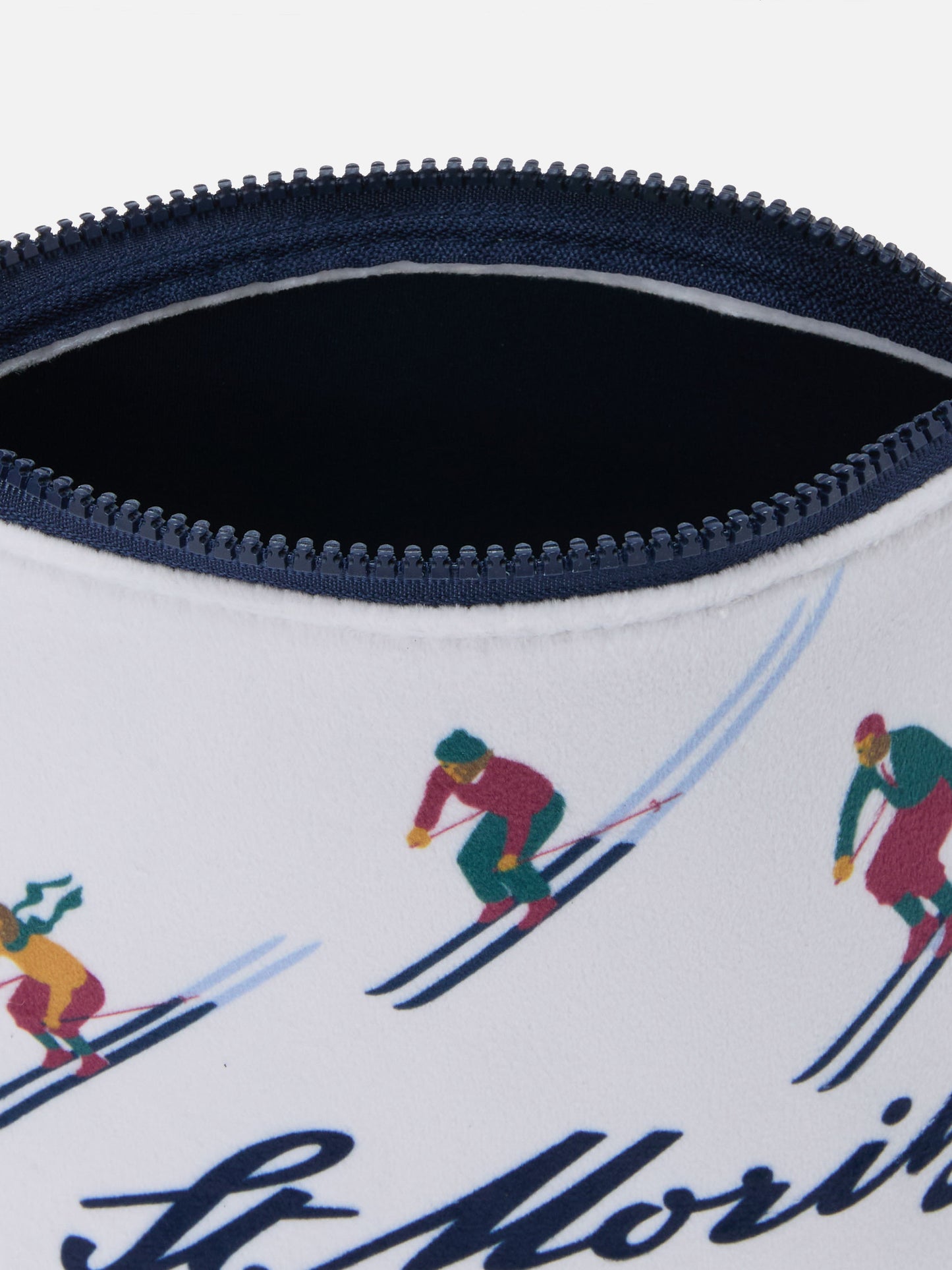 Aline Pouch in wool-effect fabric with St. Moritz print | ST. MORITZ TOP OF THE WORLD SPECIAL EDITION