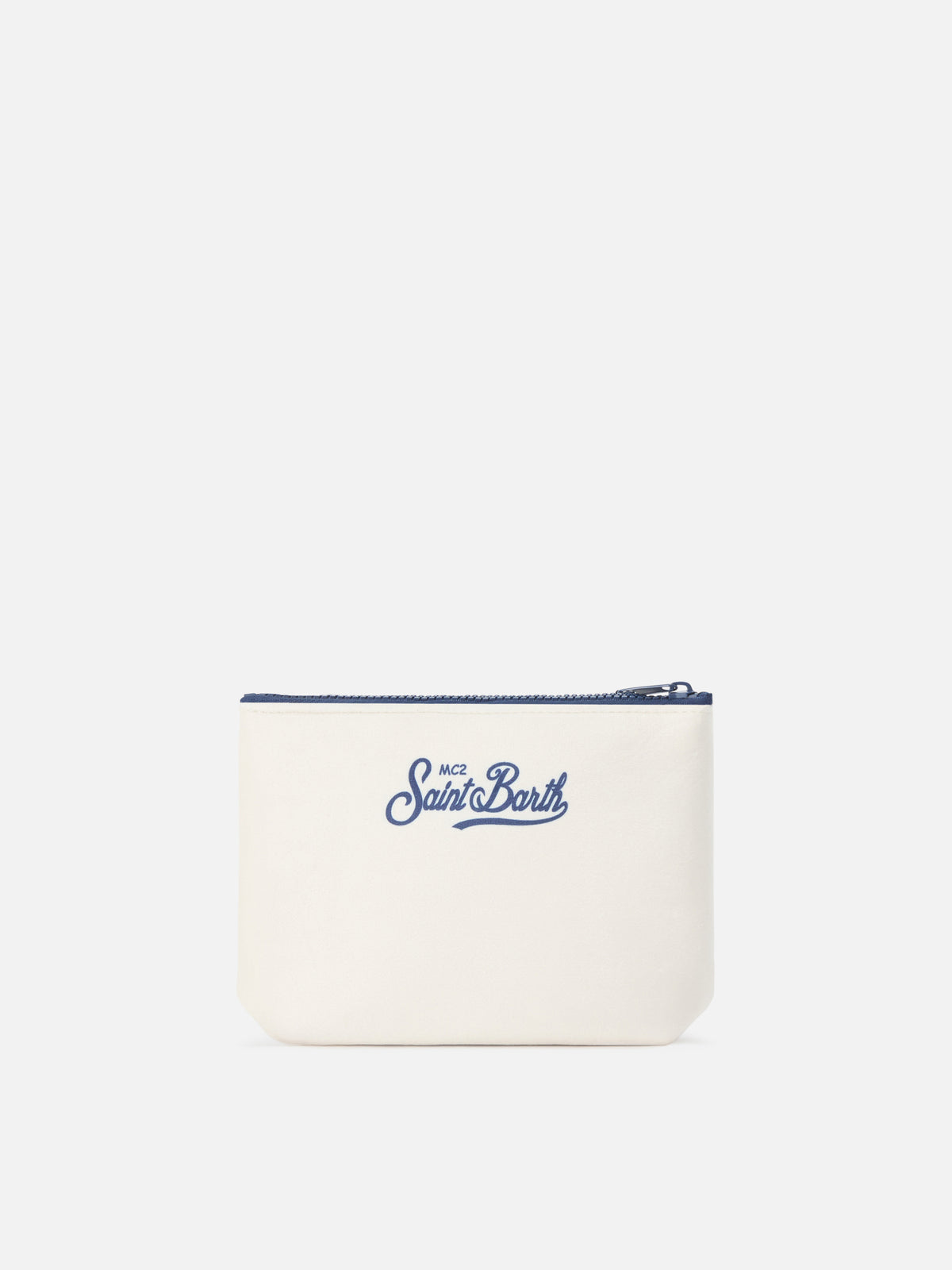 Beige Aline pochette with St. Barth Sport Club print