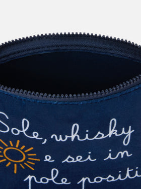 Wooly pochette Aline with Sole, whisky...print | VACANZE DI NATALE SPECIAL EDITION