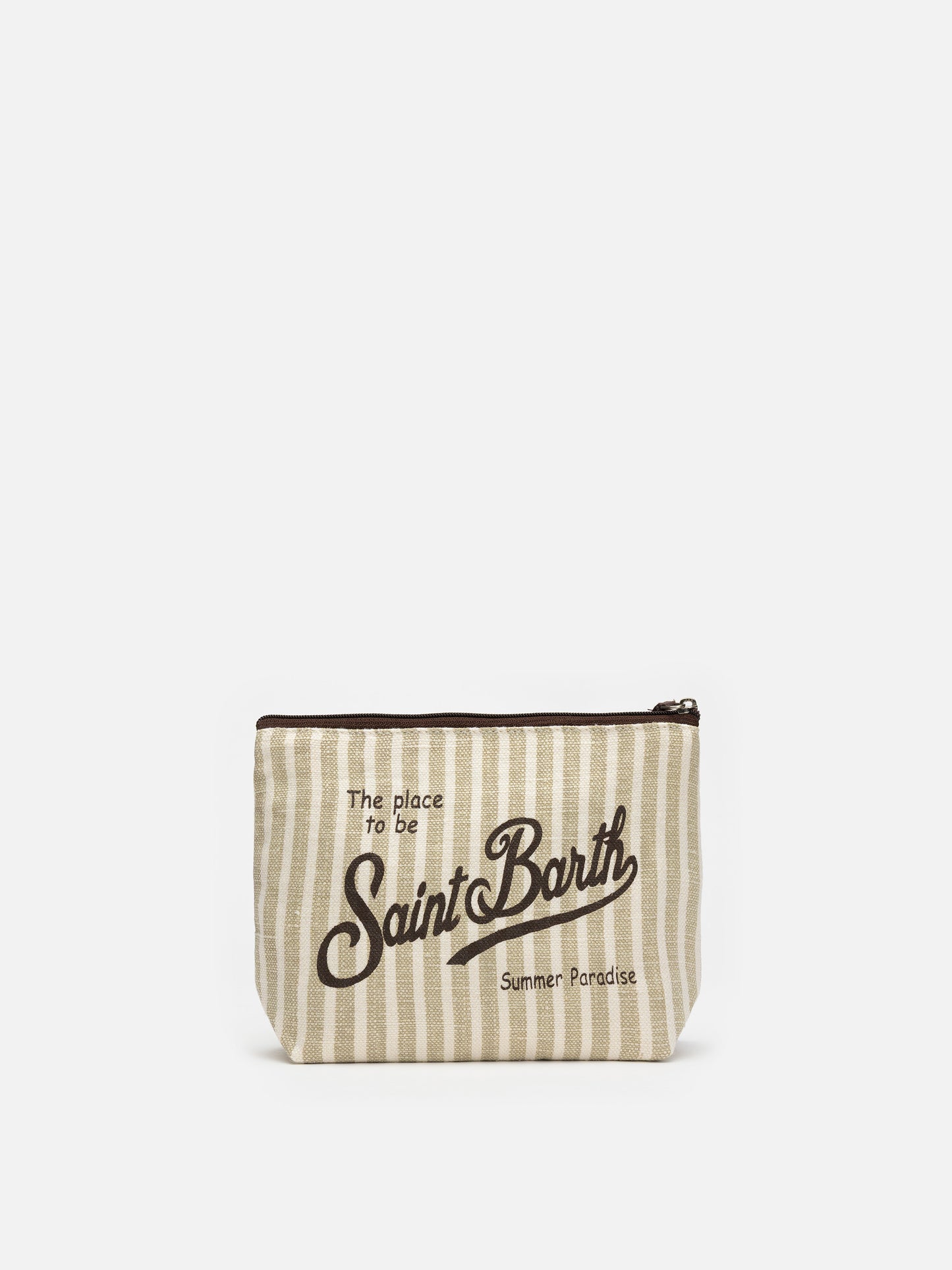 Pochette Aline in lino a righe