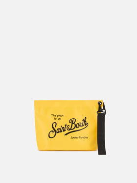 Aline Aqua Waterproof PVC yellow pouch