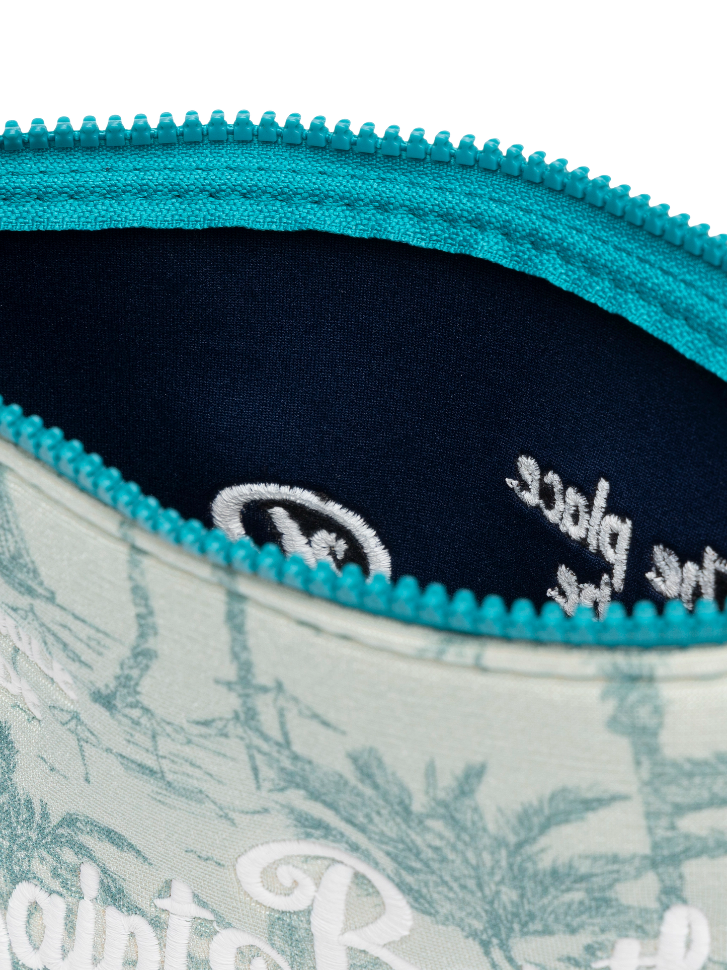 Aline lurex pochette with toile de jouy print