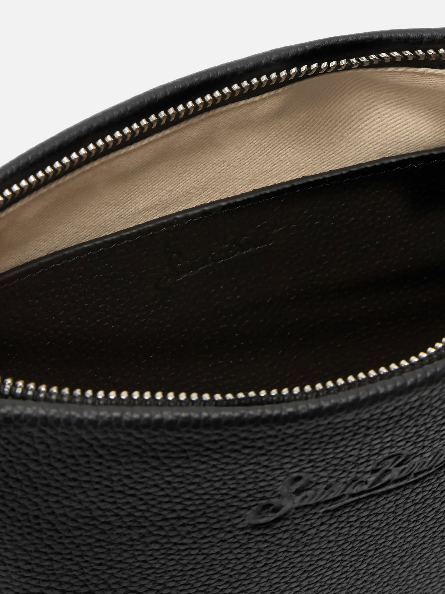 Aline Pouch in black leather