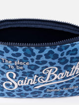 Pochette Aline in scuba con stampa animalier 