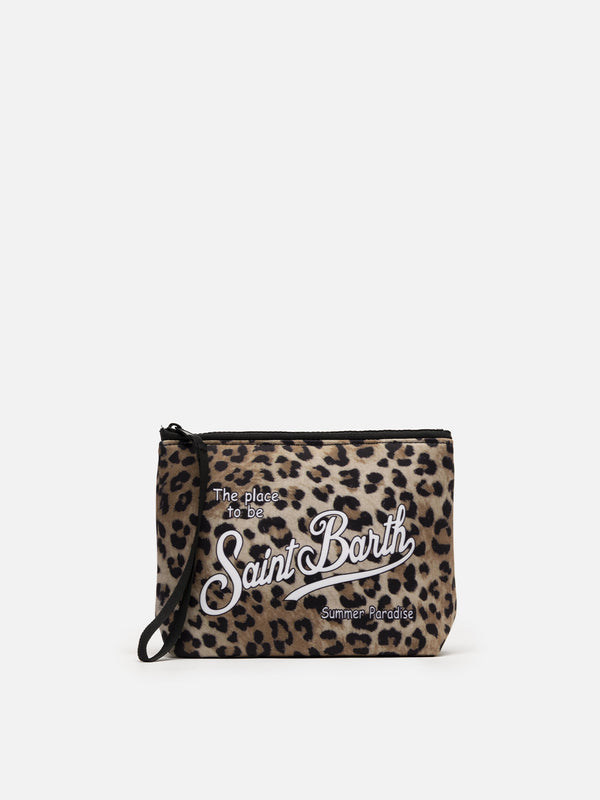 Pochette Aline in scuba animalier