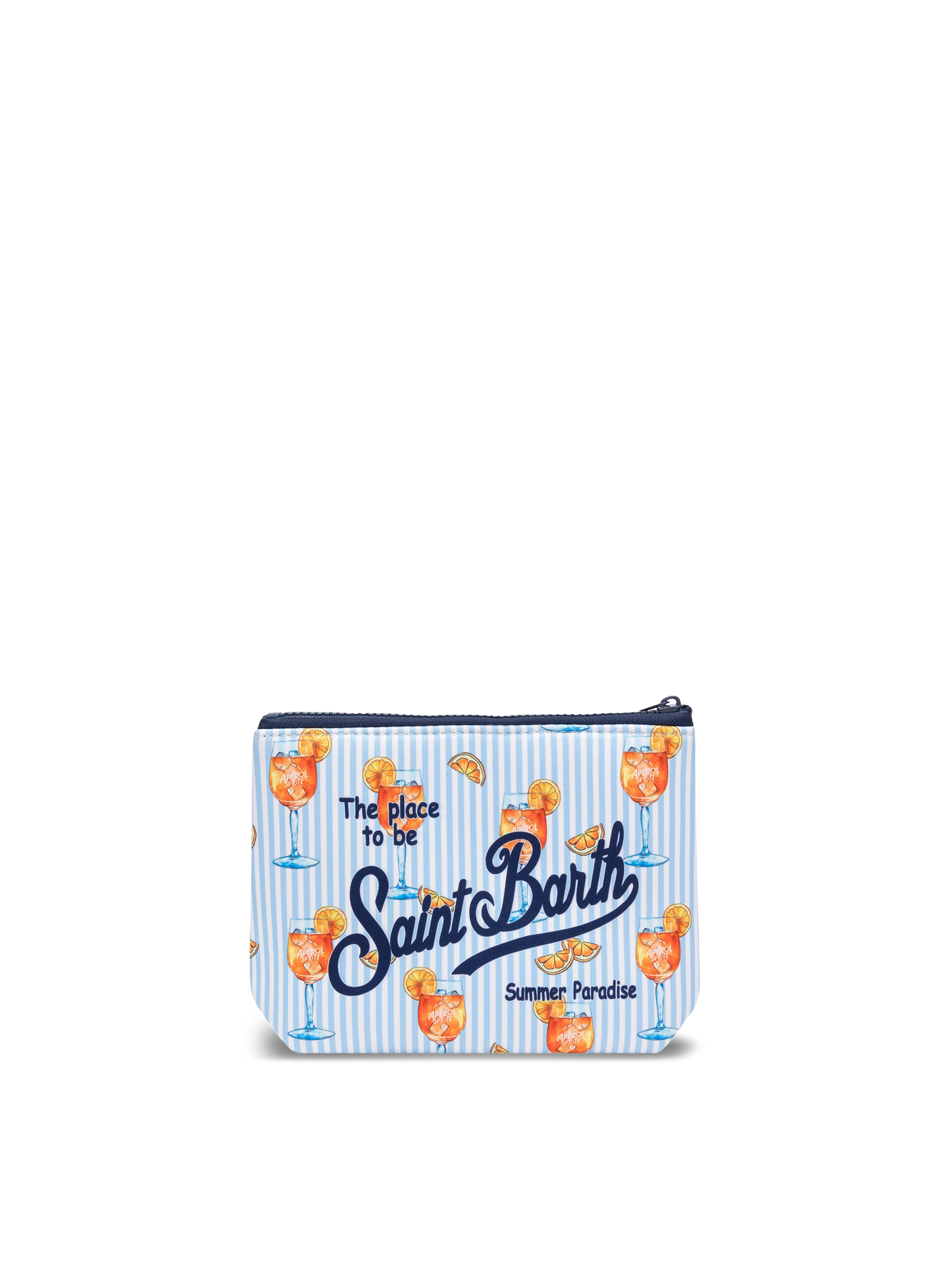 Aline scuba pochette with cocktail  print