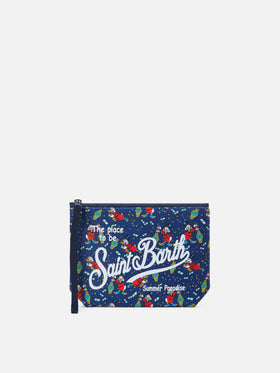 Pochette Aline in scuba con stampa Scrooge Watch | Special Edition