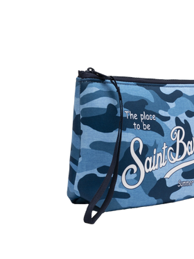 Aline Scuba-Pochette mit Tarnmuster