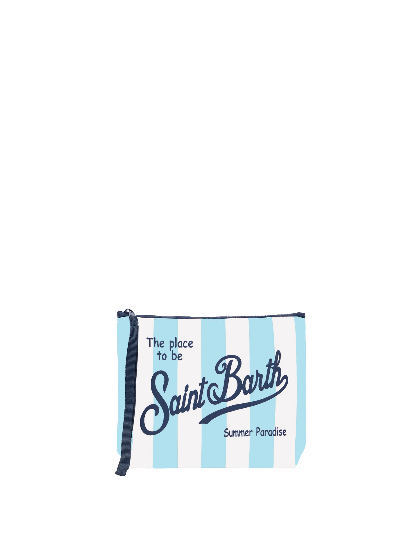 Aline Scuba-Pochette mit Streifendruck