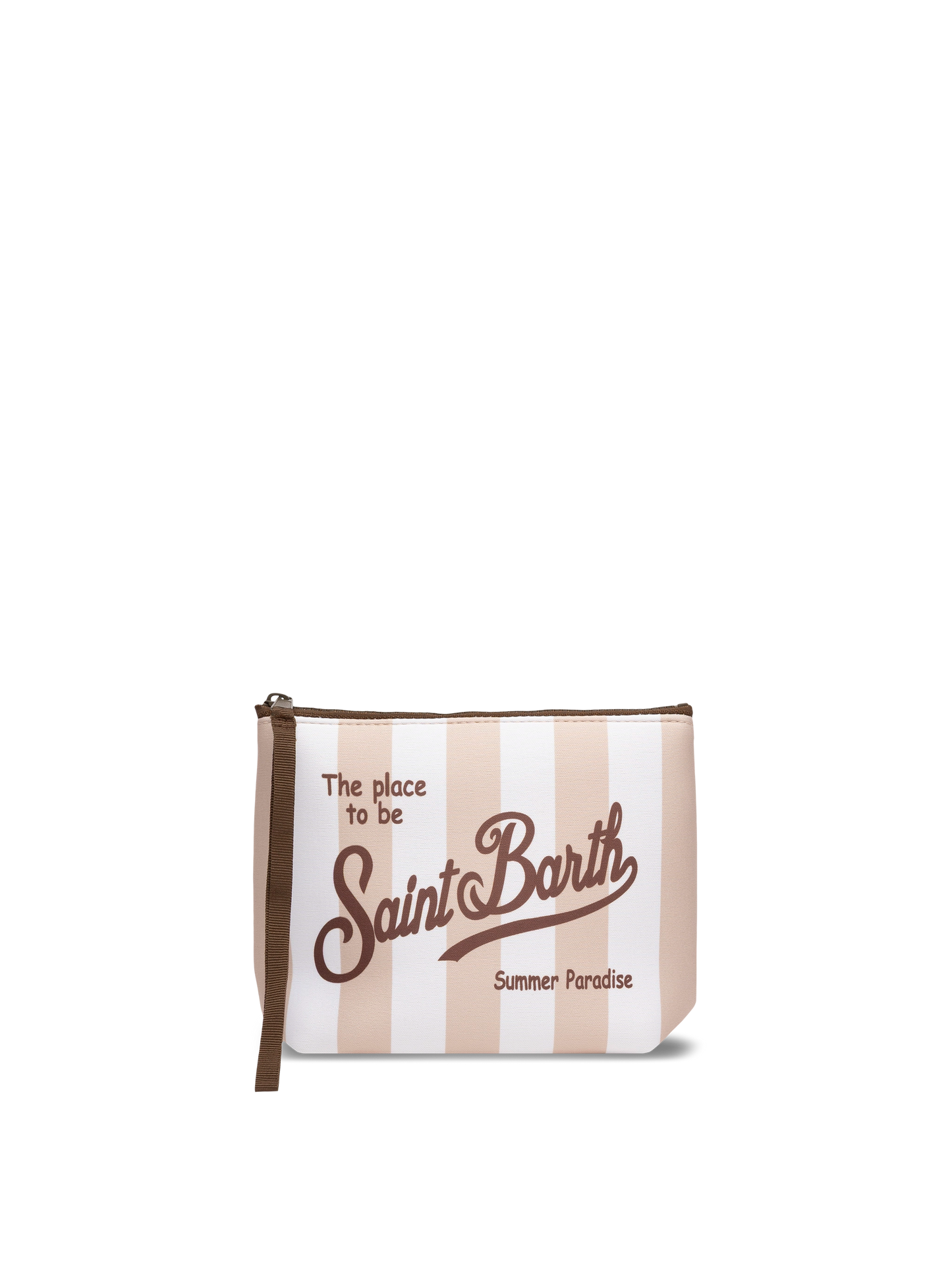Aline scuba pochette with striped print