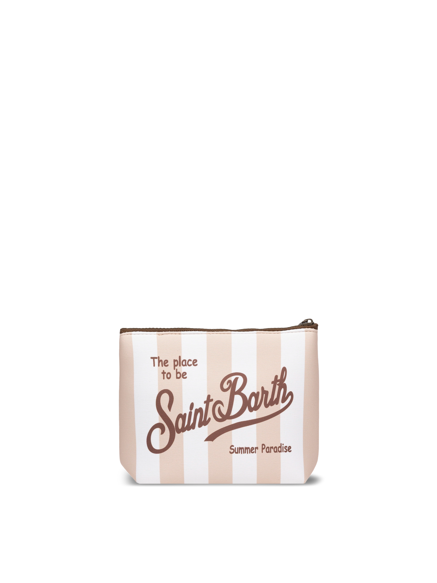 Aline scuba pochette with striped print