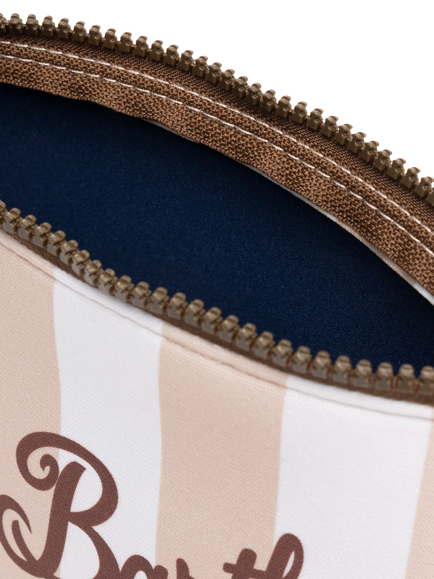 Aline scuba pochette with striped print