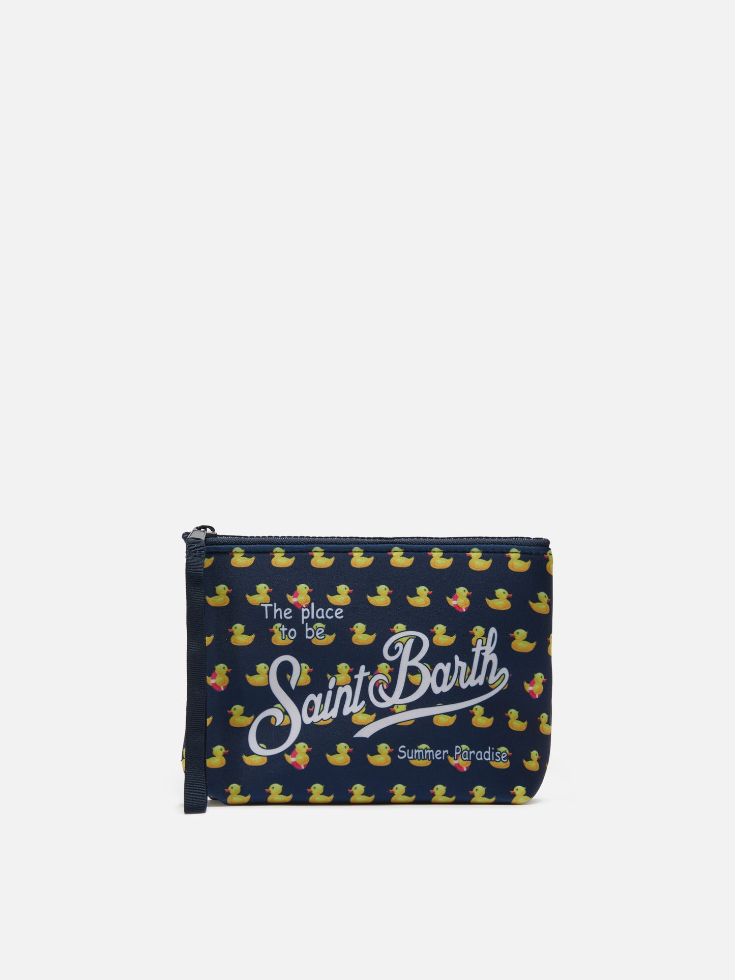 Aline scuba pouch with duck print