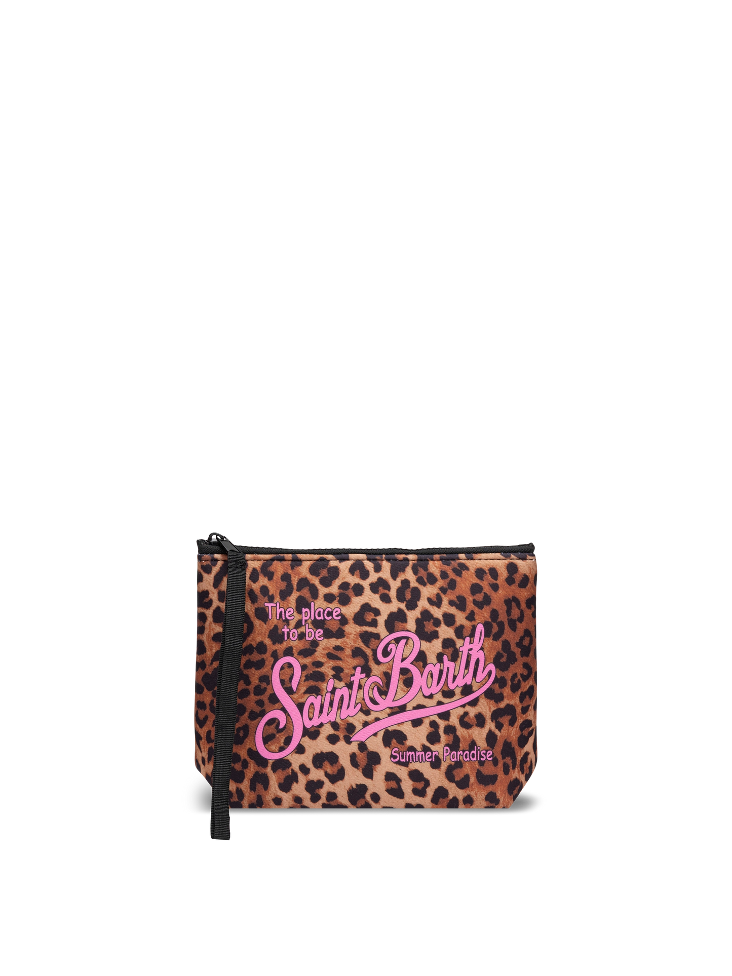 Pochette Aline in scuba con stampa animalier
