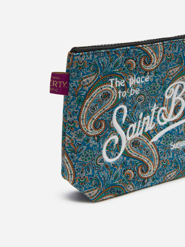 Scuba pochette Aline with Lee Manor print | MADE WITH LIBERTY FABRIC